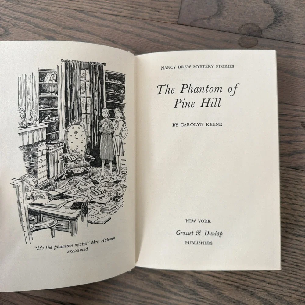 NANCY DREW #42: THE PHANTOM OF PINE HILL By Carolyn Keene 1965 HC